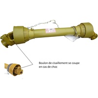 Cardan de transmission avec limiteur à boulon T3