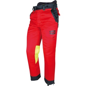 Pantalon professionnel adapté aux bûcherons Solidur Authentic Rouge