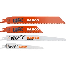 Panachage de 5 lames de scie sabre Bimétal Bahco 3940-HDD-SET-5P