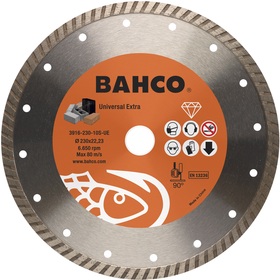 Disque diamant utilisation universelle Bahco 3916-230-10S-UE