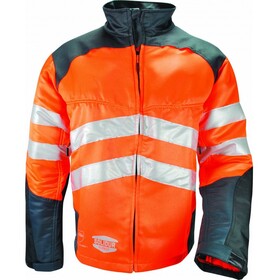 Veste de preotection Solidur Glow orange haute visibilité de bûcheronnage