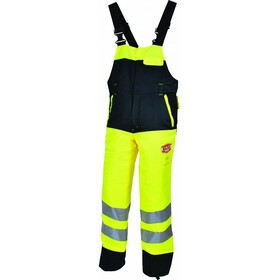 Salopette de protection Solidur Glow haute visibilité de bûcheronnage