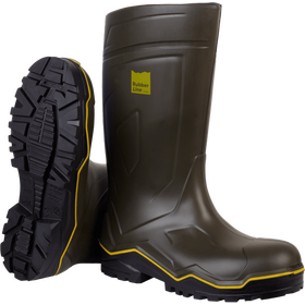 Paire de bottes de travail Solidur RUBBER LINE RLO4VT verte