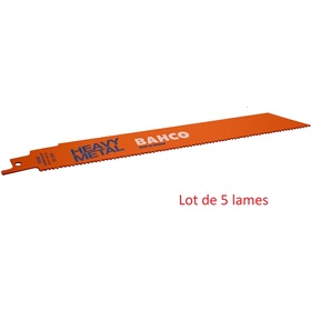 Lame scie sabre métaux lourds Bahco 3940-228-8/12-ST