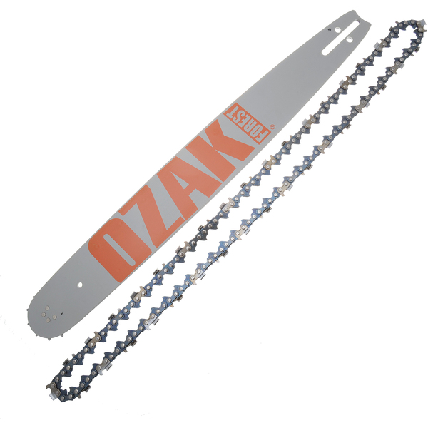 Guide de 50cm avec 1 chaîne pour tronçonneuse Pas 3/8, Jauge 1,5mm, 72maillons