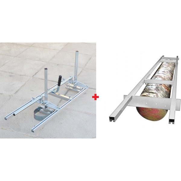 Ensemble gruminette 36 pouces avec rail de guidage 2m75