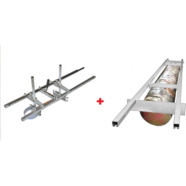 Ensemble gruminette 48 pouces avec rail de guidage 2m75