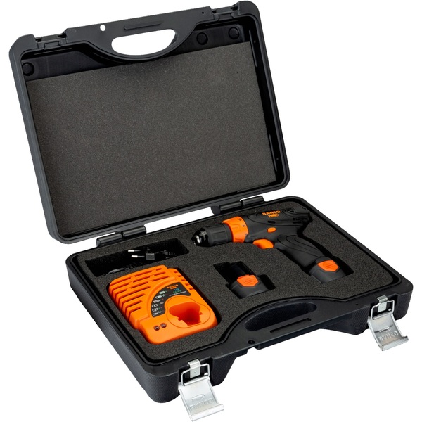 Coffret perceuse visseuse professionnelle Bahco BCL31D1K1 sans fil 12 Volts