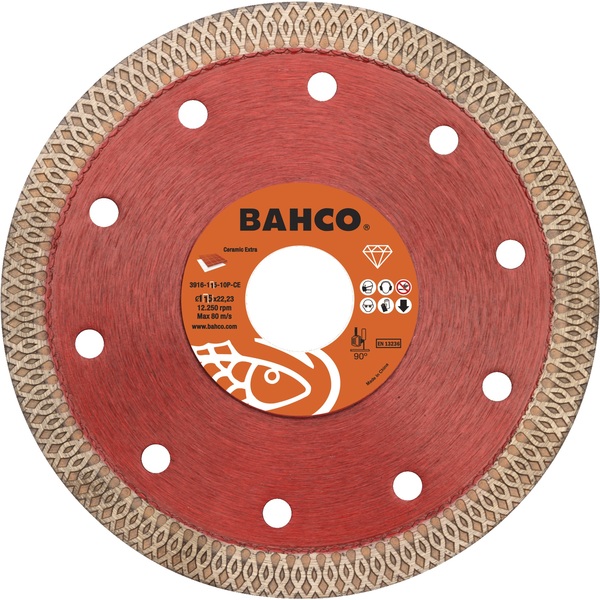 Disque diamant pour carrelage et céramique Bahco 3916-115-10P-CE