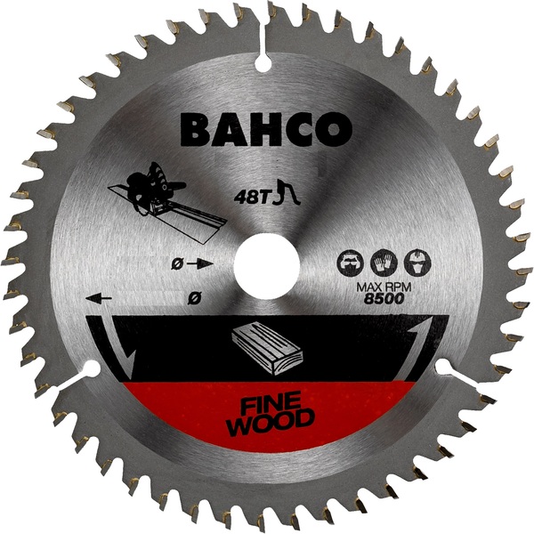 Lame de scie circulaire Bahco 8501-160-20-48XF pour le bois