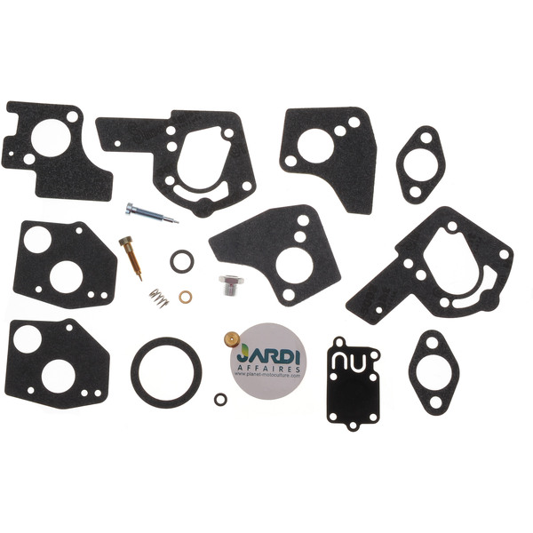 Kit réparation carburateur pour moteur Briggs Stratton horizontaux de 3 à 5cv