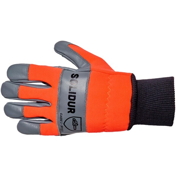 Paire de gants anti-coupure pour tronçonneuse Solidur CEDRE classe 1