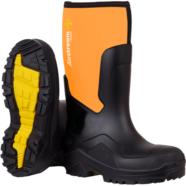 Paire de bottes de travail Solidur AIRSTREAM ASO4OE Orange