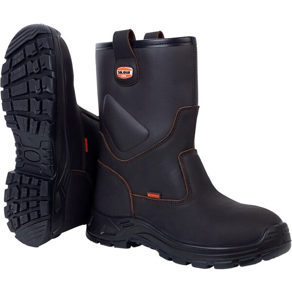 Paire de bottes multi activités en cuir fourrée Solidur ICY