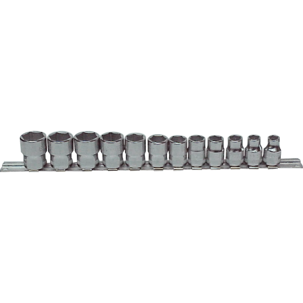 Jeu de 12 douilles 6 pans femelle carré 3/8" Bahco 7400SR/S12