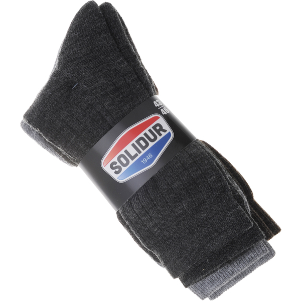 Pack de 3 Paires de chaussettes de travail Solidur Safety