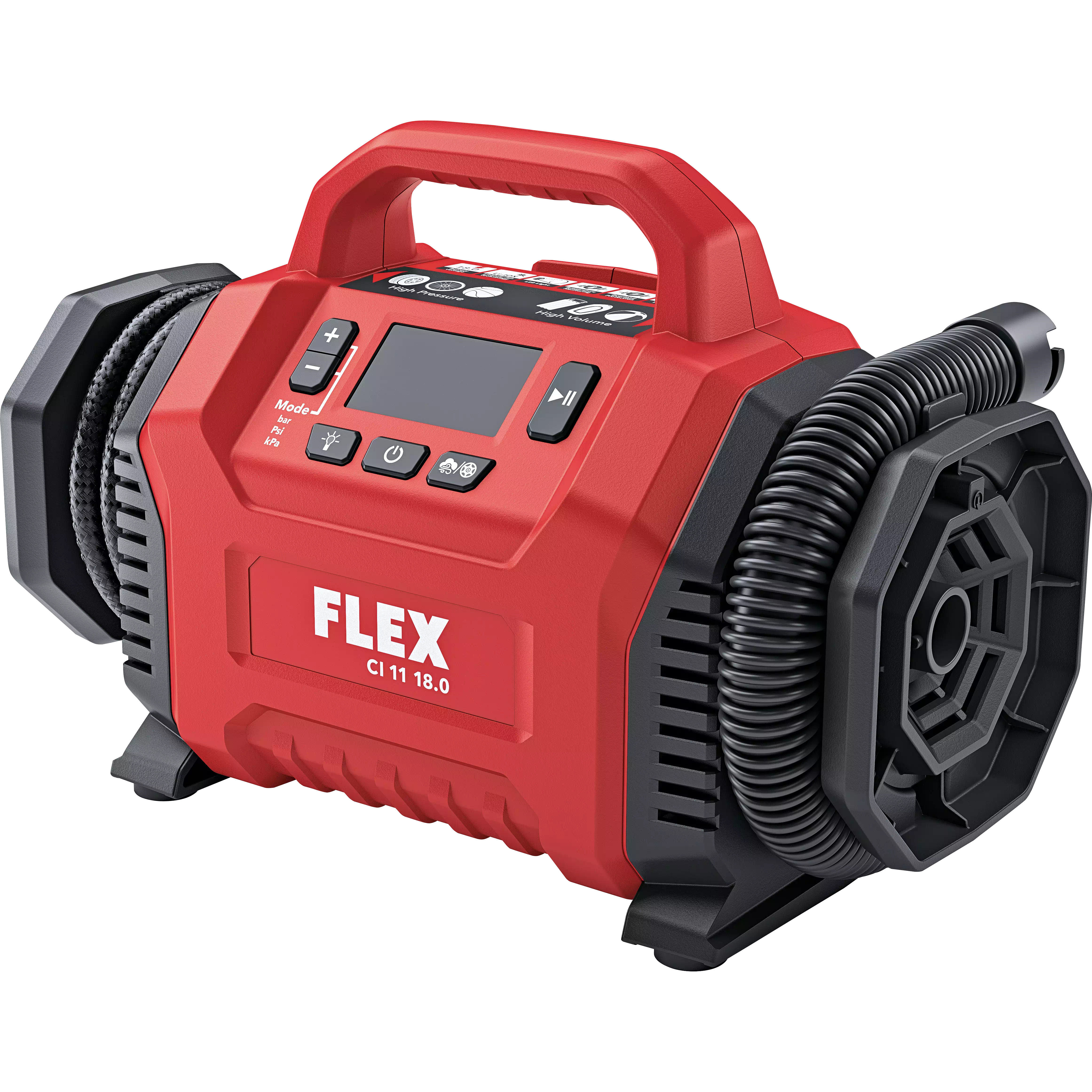 Compresseur portable 12 Volts et 18 Volts Flex CI 11 18.0