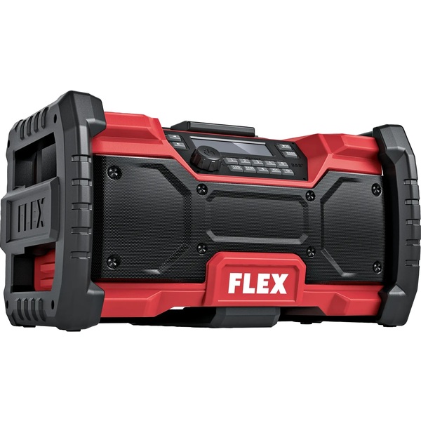 Radio de chantier digitale Flex RD 12/18.0/230 sur batterie 12 et 18 Volts ou secteur 230 Volts